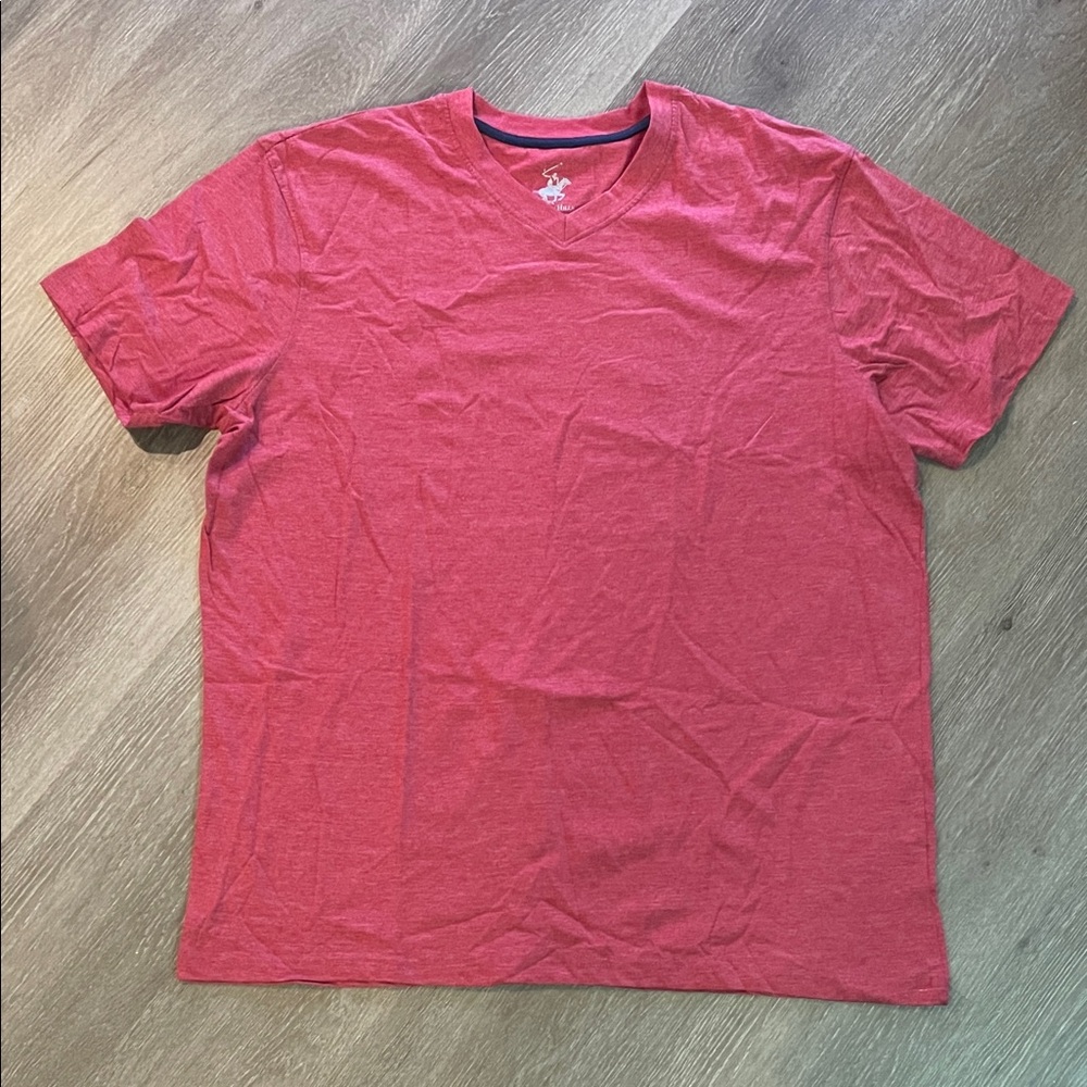 Beverly Hills Polo Club Red Short Sleeve Tee XXL
